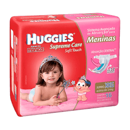 Huggies Fralda Supreme Care Fem Xxg 16 Fr