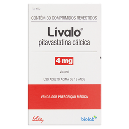 LIVALO 4MG 30 CPRS