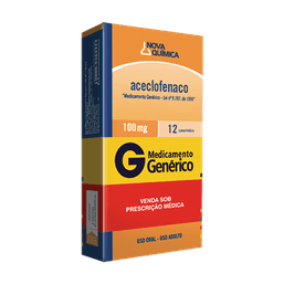 Aceclofenaco 100Mg 12 Cprs - Novaq (G)