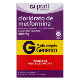 Clo Metformina 500Mg 30 Cprs - Prat (G)