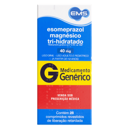 ESOMEPRAZOL MAG 40MG 28 CPRS - EMS(G)