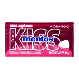 Mentos Kiss Morango 35G