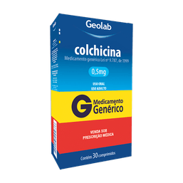 COLCHICINA 0,5MG 30 CPRS - GEO (G)