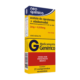 Acet Cipro+Etin 2+0,035Mg 21 Cprs - Neo (G)