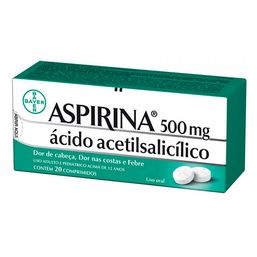 Aspirina 500Mg 20 Cprs