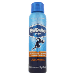 Desodorante Gillette Aerosol Esport Triumph 150Ml @