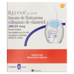 RELVAR ELLIPTA 200/25MCG 30 DOSES - PBM