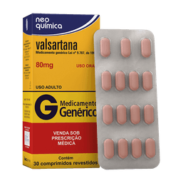 VALSARTANA 80MG 30CPRS - NEOQ(G)