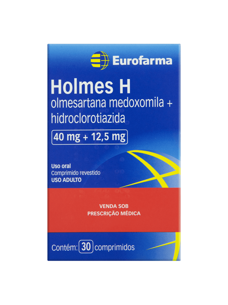 Holmes H 40mg/12,5mg Eurofarma 30 comprimidos revestidos