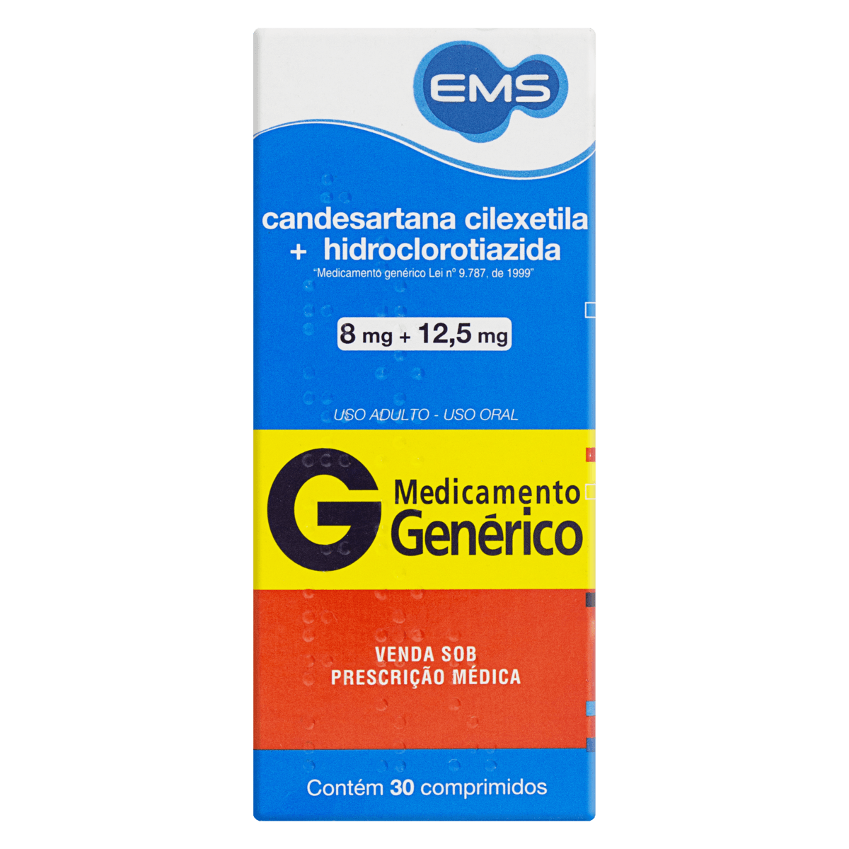 CANDESARTANA CILEX+ HIDROC 8+12,5MG 30CPRS - EMS(G)