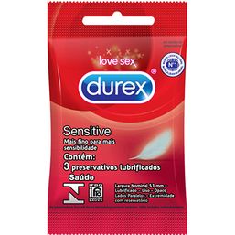 PRESER DUREX SENSITIVE C/3 UNIDS