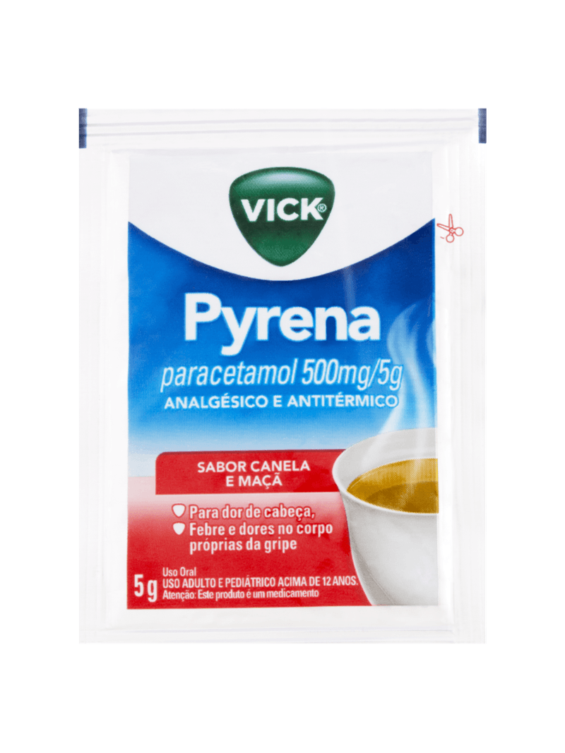 Ch para Gripe Vick Pyrena Sabor Ma e Canela 5g