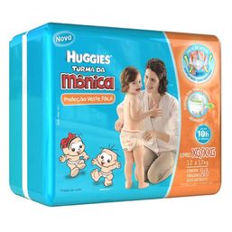 Fralda Huggies Veste Facil Jumbo Xg 16 Fr