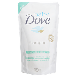 Shampoo Dove Baby Hidrat Sensivel Refil 180Ml @