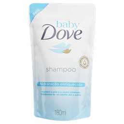 Shampoo Dove Baby Hidrat Enriquecida Refil 180Ml@