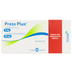 PRESS PLUS 5/10MG 60 CAPS - PBM