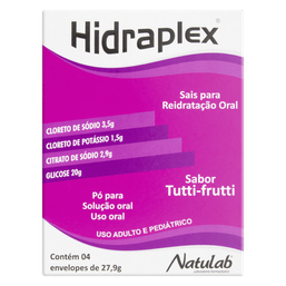 HIDRAPLEX TUTTI-FRUIT  C/ 4 ENVELOPES