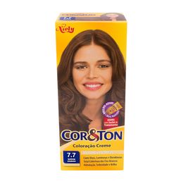 Tintura Cor E Ton Ind 7.7 Marrom Dourado 50G