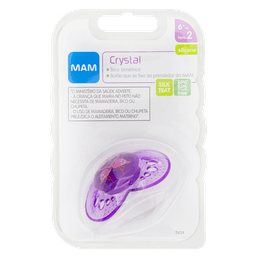 Mam Chupeta Crystal Girls 6+ 2624 @