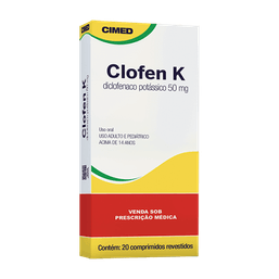 CLOFEN K 50MG 20 DRGS