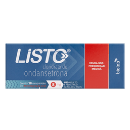 LISTO 8MG 10 CPRS @