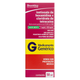 ISETIONATO HEXAMIDINA+CLO TETRACAINA 50ML - BIO(G)