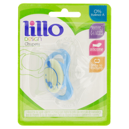 Lillo Chupeta Design Glow N1 Orto Sil Azul - 618820
