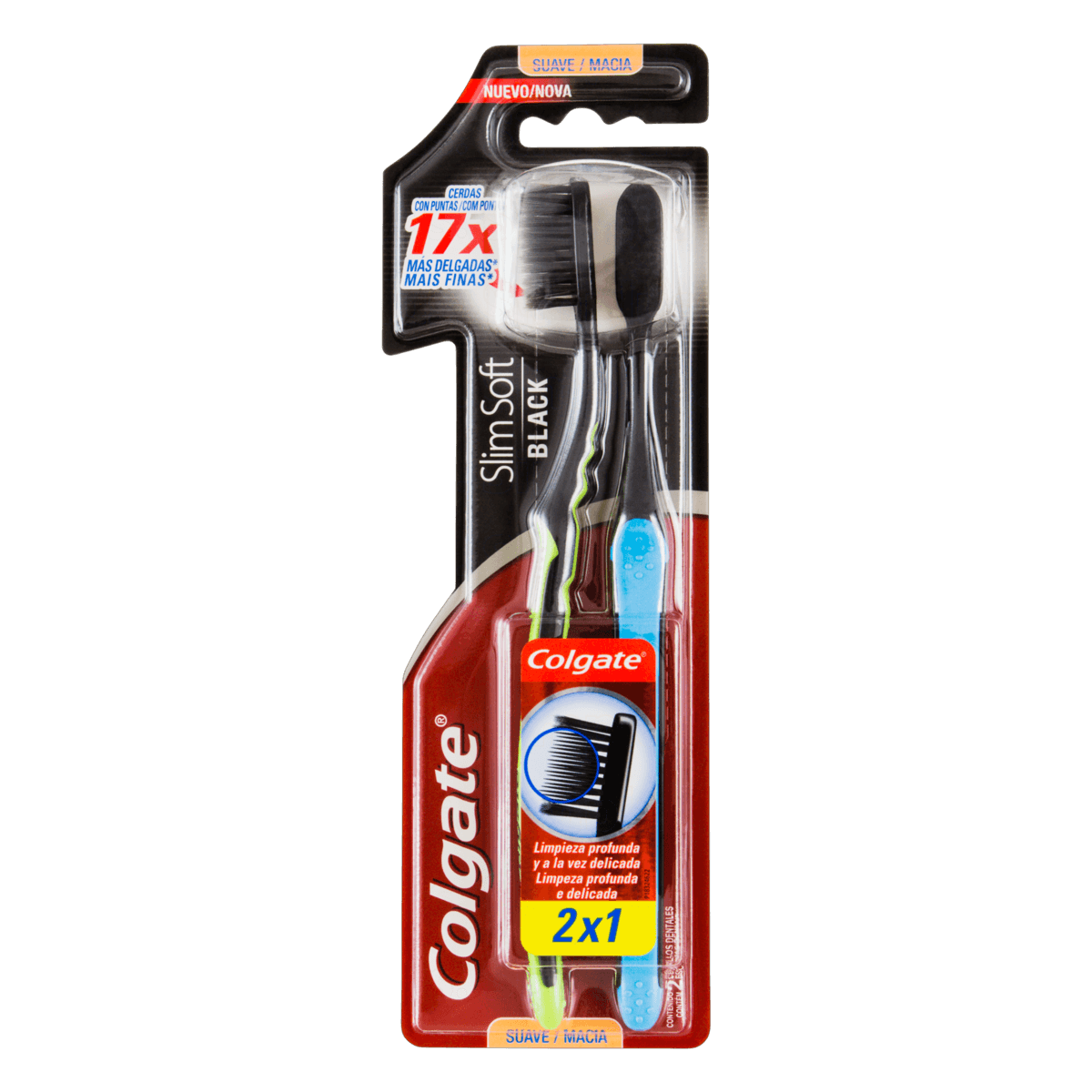 Colgate Esc Dental Slim Soft Black L2 P1