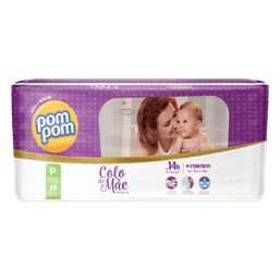 Pom Pom Fralda Colo De Mae Jumbo P 28 Fr @