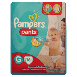 FRALDA PAMPERS PANTS PACOTAO G 16 FR