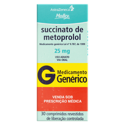 Succ Metoprolol 25Mg 30 Cprs - Sand.(G)  (P) @