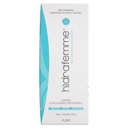 HIDRAFEMME GEL HIDRAT INTRAVAGINAL C/ 8 APLIC