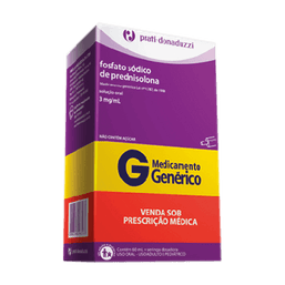 FOSFATO SOD PREDNISO 3MG /ML 60ML - PRAT (G)