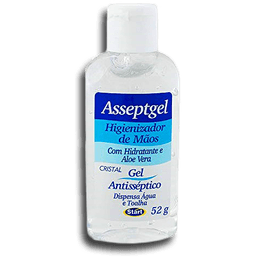 ALCOOL EM GEL ASSEPTGEL HIGIENIZADOR 52G @