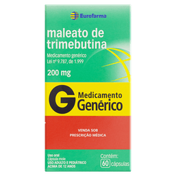 TRIMEBUTINA 200MG 60 CAPS - EUR(G)