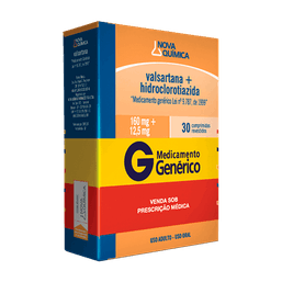 Valsartana+Hidrocl 160/12,5Mg 30Cprs - Novaq (G)