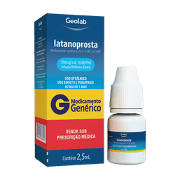 LATANOPROSTA SOL OFT 2,5ML - GEO (G)