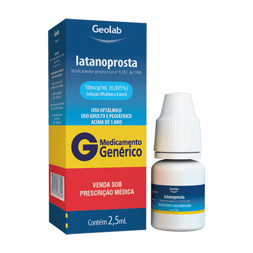 Latanoprosta 0 5mg ml gen rico geolab solu o oft lmica 2 5ml