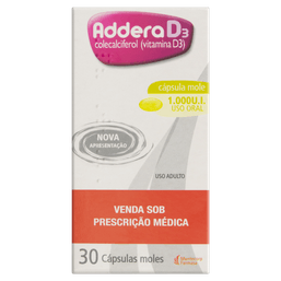 ADDERA D3 1000UI 30 CAPS - TARJADO @