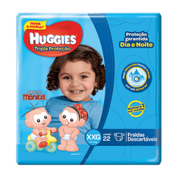Fralda Huggies Trip Prot Jumbo Xxg 22 Fr