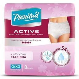 Plenit Roupa Int Active Mulher G/Xg 8 Un