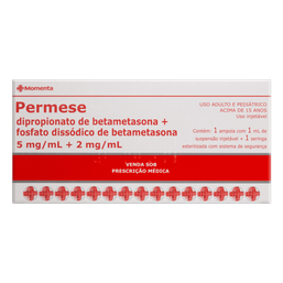 PERMESE 5+2MG INJ 1 AMPOLA 1ML + SERINGA