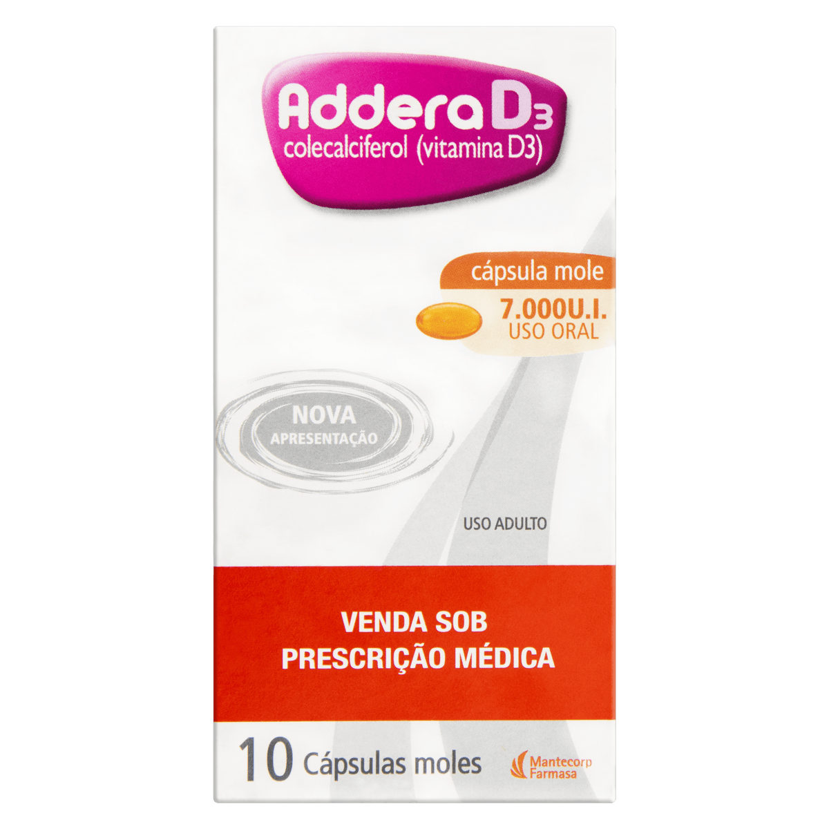 Vitamina D Addera D3 7 000UI Hypera 10 C psulas Vitamina D Addera D3 7 000UI Hypera 10 C psulas