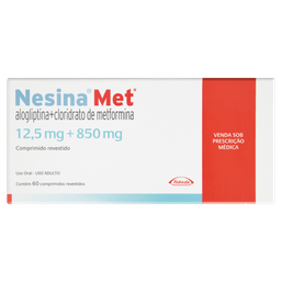 NESINA MET 12,5+850MG 60 CPRS