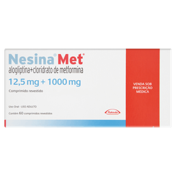 NESINA MET 12,5+1000MG 60 CPRS