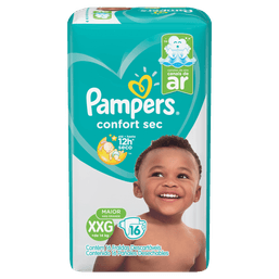 FRALDA PAMPERS CONFORTSEC PCTAO XXG 18 FR