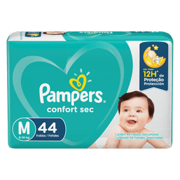 Fralda Pampers Confort Sec Mega M C/44 @