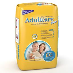 FRALDA GERIATRICA ADULTCARE PLUS EG 7FR
