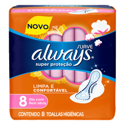 Absor Always C/Abas Suave P C/8