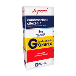 CANDESARTANA CILEXET. 8MG 30CPRS - LEG (G)